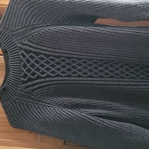 Size medium gray sweater dress